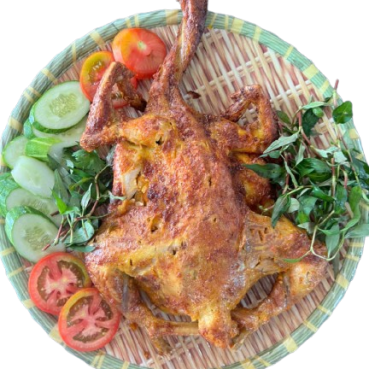 Gà ta nướng muối ớt
