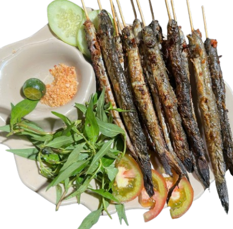 Cá kèo nướng muối ớt