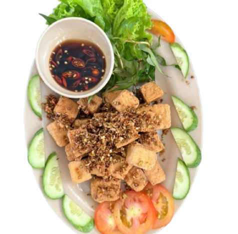 Đậu hủ chiên sả